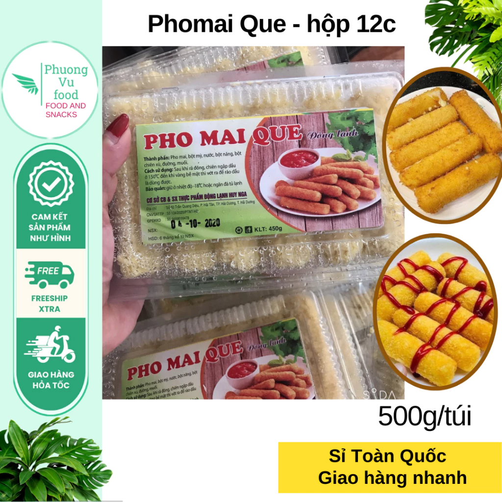 Phomai Que hộp 12 chiếc, giao hỏa tốc Hà Nội