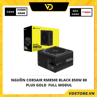 NGUỒN CORSAIR RM850e BLACK 850W 80 PLUS GOLD  FULL MODUL