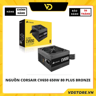 NGUỒN MÁY TÍNH CORSAIR CV650 650W 80 PLUS BRONZE (CP-9020211-NA)