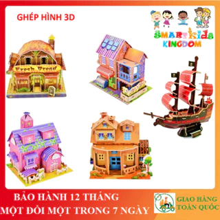 Ghép hình trí tuệ 3D rèn luyện tư duy sáng tạo, logic cho bé