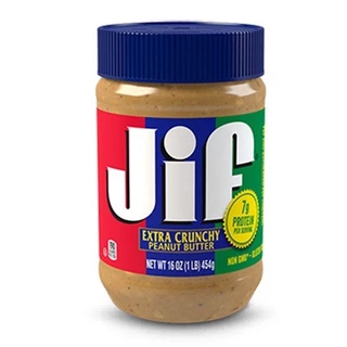 Bơ đậu phộng hạt Jif 454 g - Nhập Khẩu Mỹ