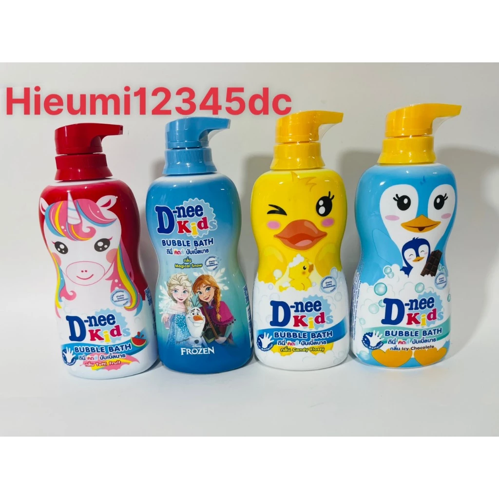 Sữa tắm gội Dnee Kid hình thú 400ml