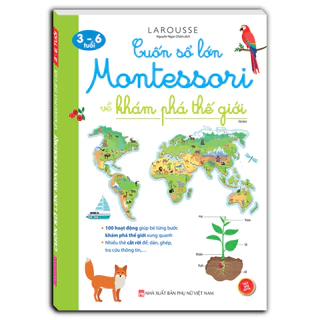 Sách - Cuốn sổ lớn Montessori về khám phá thế giới (bìa mềm)