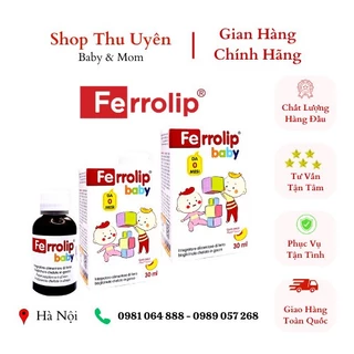 SẮT FERROLIP BABY – SẮT HỮU CƠ CHO BÉ ĐƯỢC CHUYÊN GIA KHUYÊN DÙNG