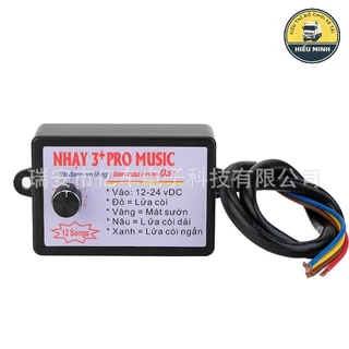 Nhại còi kèn 3+Pro Music 12 Chế độ còi hơi 12V-24V Hàng XỊN