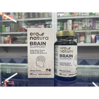 Viên uống bổ não BRAIN SUPPORT Era Natura của Đức 60 viên