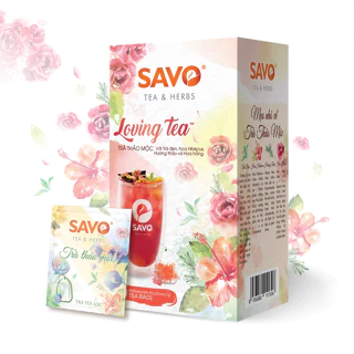 Trà Loving Tea - Hibiscus SAVO (20 gói x 2g)