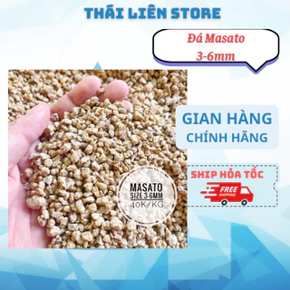 [1kg] Đá Masato - Loại cao cấp, sạch bụi, không vụn - Rải mặt, Kích rễ, giúp sen đá lên màu nhanh