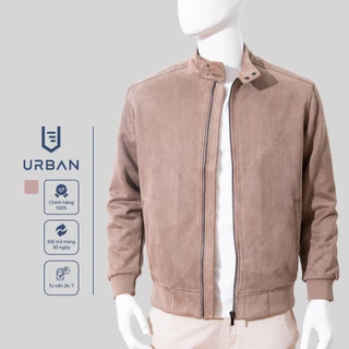 Áo Khoác Nam Da Lộn, Cổ Bomber Cổ Đứng Urban Giữ Ấm Cực Tốt, Cản Gió, Chất Da Cao Cấp, Không Xù Không Nổ NO.1882 | 1081