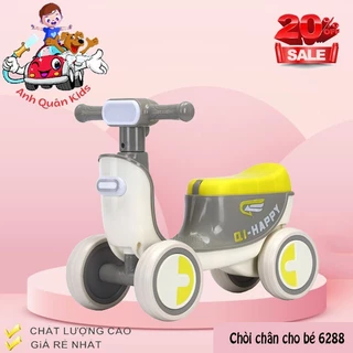 xe chòi chân cho bé 6288 có nhạc đèn cao cấp 2-5 tuổi Anh Quấn Kids