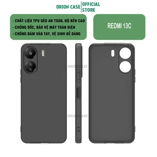 Ốp lưng Xiaomi Redmi 13c - Xiaomi Poco C65 chất liệu TPU dẻo, chống sốc và có bảo vệ camera