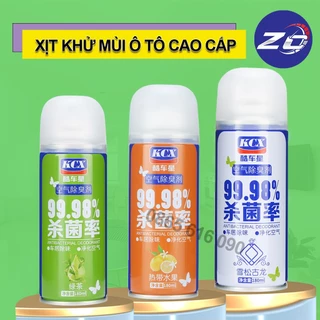 Chai xịt khử mùi khử khuẩn vệ sinh không khí điều hòa ô tô xe hơi, lọ xịt thơm xe làm sạch không khí trong oto