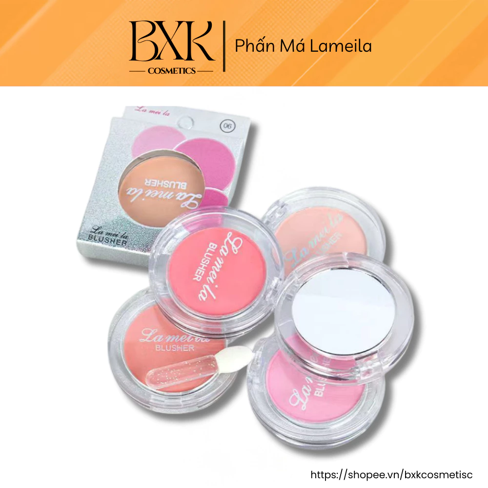 Phấn má hồng LAMEILA BLUSHER phấn má đơn sắc màu xinh xắn mịn màng chuẩn màu bám da lâu trôi