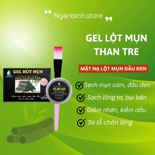 Gel lột mụn đầu đen chiết xuất than tre hoạt tính Ngân Bình 50gr