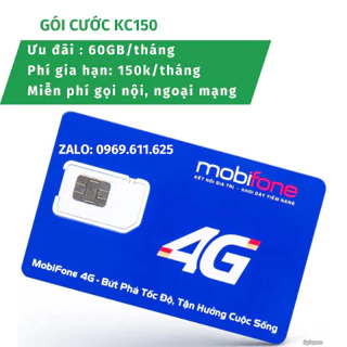 Sim 4G Mobifone Gói Cước Mới Thả Ga Siêu Ưu Đãi Với 30gb và 1000p gọi nội mạng 50 phút ngoại mạng chỉ với 90k siêu rẻ