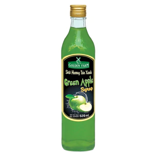 Siro Golden Farm Táo chai 520ml