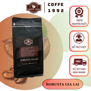 Cà phê Robusta nguyên  chất Gia Lai hương vị truyền thống cà phê Coffe 1992