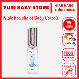 Nước hoa Baby Coccole chính hãng chai 5ml cho bé sơ sinh