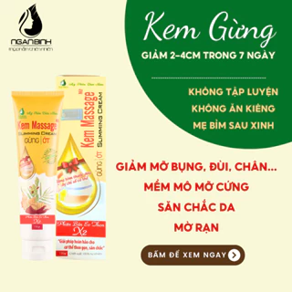 Kem tan mỡ bụng Ngân Bình CHÍNH HÃNG làm giảm mỡ bụng sau sinh, mỡ đùi, bắp tay, mỡ thừa trên c