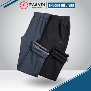 Quần gió nam 2 lớp FASVIN QBC22541.HN ống suông hàng cao cấp chính hãng