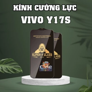 Kính cường lực KingKong Đen VIVO Y17s full màn, Chống bám vân tay