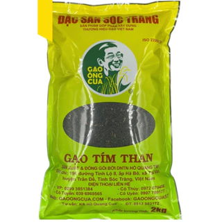 GẠO ÔNG CUA_GẠO LỨT TÍM THAN ST_Túi 2kg