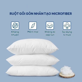 Ruột Gối Hơi Cao Cấp Ép Chân Không Sài Gòn (100% gòn polyester, có khoá kéo) đầy đủ kích thước