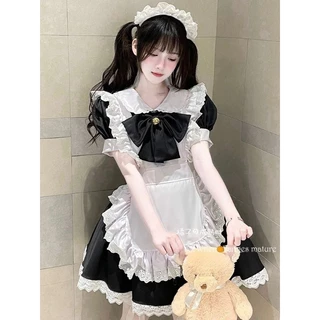 Maid coffee loli đáng yêu cosplay maid cosplay nữ hầu dễ thương nari happy skin