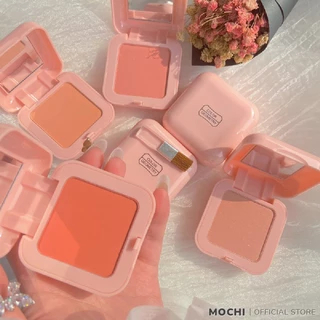 Phấn Má Hồng Đơn Sắc 6 Màu Trang Điểm Kèm Cọ Và Gương Tiện Dụng Vitality Blush Color Make Up MOCHI SHOP