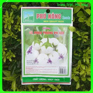 Hạt Giống Cà Pháo Trắng Cao Sản Phú Nông - Gói 0.5g - F1 Small White Eggplant