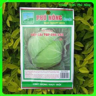 Hạt Giống Bắp Cải Lai F1 PN-242 Phú Nông - Gói 0.3g - Cabbage