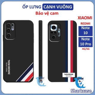 Ốp lưng Redmi note 10 / 10 pro 4G/5G in hình thương hiệu đơn giản chống bẩn viền cạnh vuông bảo vệ cam điện thoại TPU