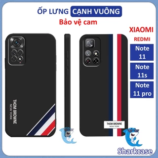 Ốp lưng Redmi note 11 / 11S / 11 pro 4G 5G in hình thương hiệu cạnh vuông bảo vệ cam điện thoại