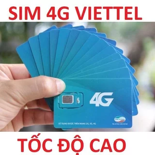 SIM VIETTEL 4G Giá Rẻ Chưa Kích Hoạt Chỉ 50K - Sim Trắng Lập Tài Khoản Nhận Mã OTP