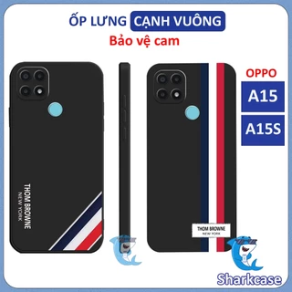 Ốp lưng Oppo A15, A15S in hình thương hiệu chống bẩn viền cạnh vuông bảo vệ cam điện thoại nhựa dẻo