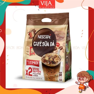 Cà phê hòa tan Nescafé 3in1 cà phê sữa đá (Bịch 25 gói x 24g)