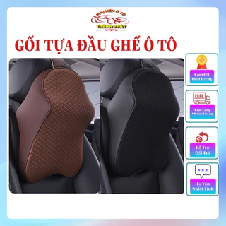 Gối tựa đầu ô tô cao cấp chất liệu cao su non êm mềm thoải mái giảm đau mỏi cổ vai gáy