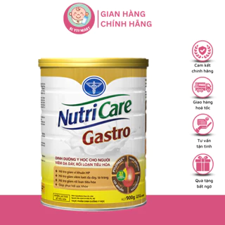 Sữa Bột Nutricare Gastro 900g- Dinh Dưỡng Cho Người Viêm Dạ Dày, Rối Loạn Tiêu Hóa