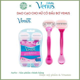 DAO CẠO CHO NỮ CÓ ĐẦU BƠ VENUS - Gillette white Tea Venus Spa