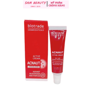 Kem Chấm Mụn Hoạt Tính Biotrade Acnaut Active Cream - Karmel Dung Tích 15ml