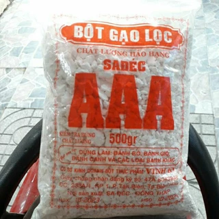 bột gạo chữ AAA 500 gr sa đéc chất lượng hảo hạng