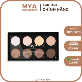 Bảng Tạo Khối 8 màu NYX Professional Makeup Highlight & Contour Pro Palette 21.6g