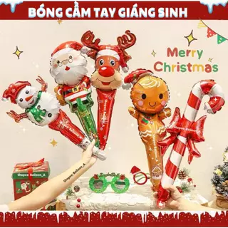 Bong Bóng Cầm Tay NOEL, Phao Cài Tóc Cho Bé Trang Trí Tiệc Giáng Sinh [NOEL 2023]