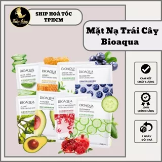 [Lẻ 1m] Mặt Nạ Giấy Bioaqua  Hương Trái Cây Tự Nhiên Cao Cấp - Dưỡng Da Sáng Mịn