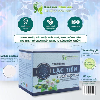 Trà túi lọc Lạc Tiên An Thần Hồng Lan - Giúp gủ ngon sâu giấc - Combo 3 Hộp 180g (60 túi lọc x3g)