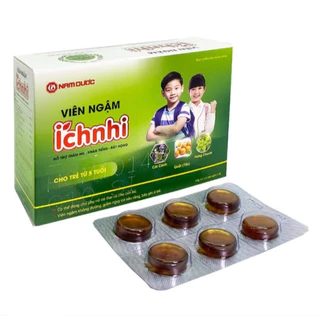 VIÊN NGẬM ÍCH NHI hộp 5 vỉ, hỗ trợ bổ phế, tiêu đàm, giảm đau rát họng