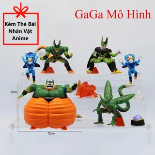 Mô hình Dragon Ball Set 8 nhân vật Cell siêu ngầu - GaGaMoHinh (kèm Thẻ Anime)