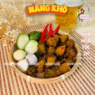 1Kg Khô Bò Viên Vị Cary Truyền Thống (Thơm ngon - Đậm vị) - Đồ ăn vặt Nàng Khô