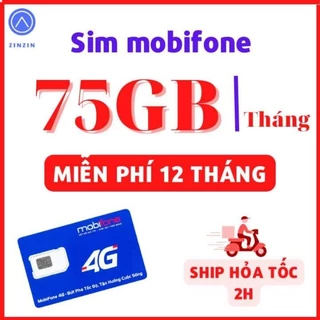 SIM MOBIFONE 50-75-100-150-500GB [CÓ ESIM]