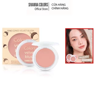 Phấn má hồng Sivanna Colors Pine Cones Velvet Blush HF653 5g